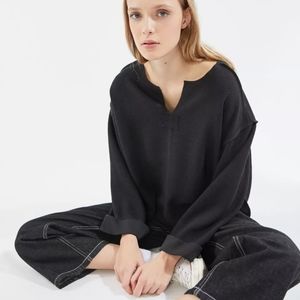 Urban Outfitters Jax Inside Out Notch Neck Top